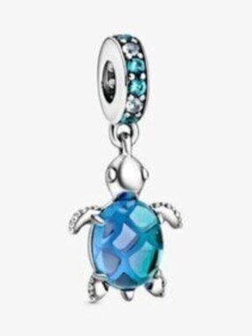Pandora Murano Glass Sea Turtle Dangle Charm